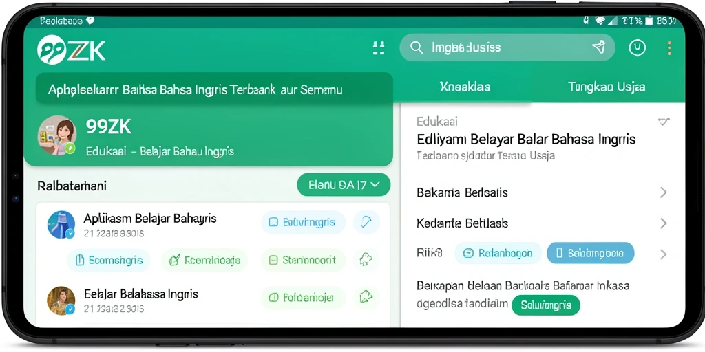 Screenshot antarmuka aplikasi 99ZK yang menarik dan interaktif.