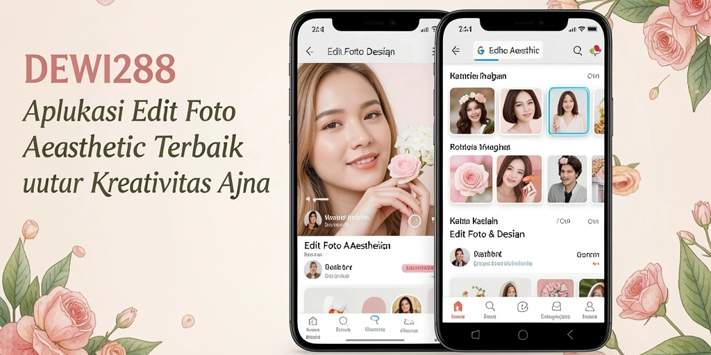 Antarmuka DEWI288 yang elegan dan fitur editing canggih.
