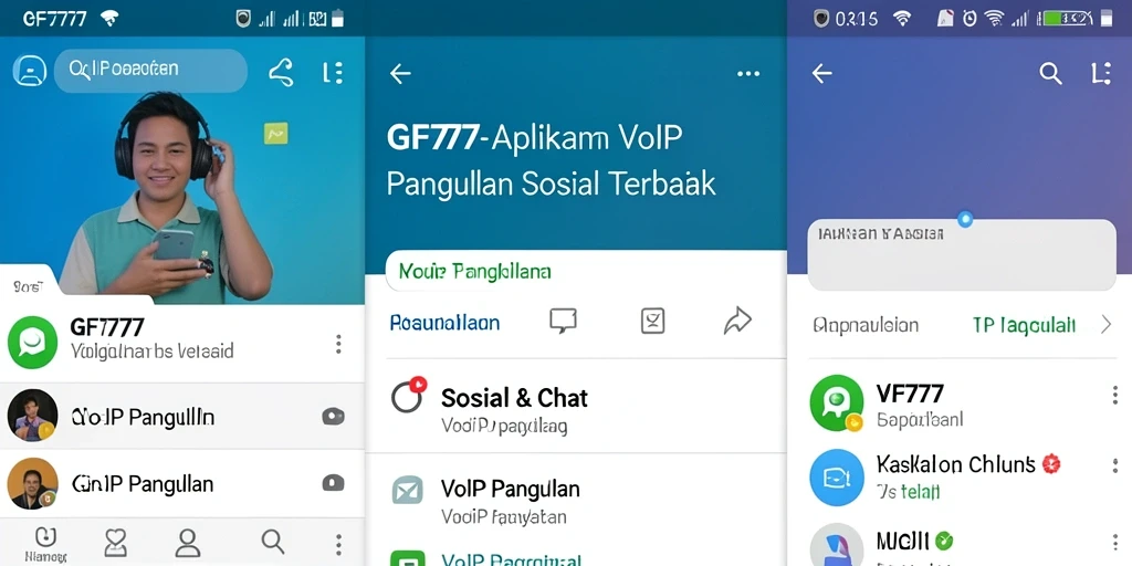 Tampilan antarmuka GF777 yang modern dan fungsional.