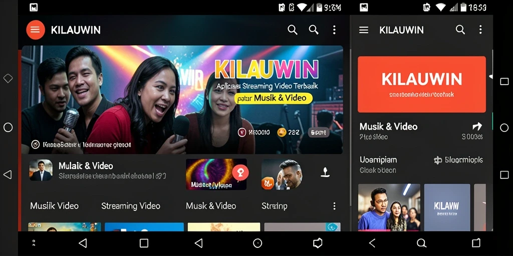 Tampilan antarmuka KILAUWIN yang menarik dan fungsional.