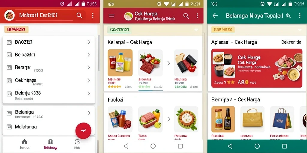 Antarmuka MPO2121 menampilkan fungsi cek harga dengan jelas.