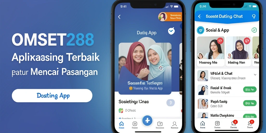 Tampilan antarmuka pengguna OMSET288 yang menarik dan interaktif.