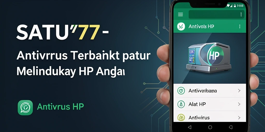Tampilan antarmuka aplikasi SATU77 yang user-friendly dan informatif.