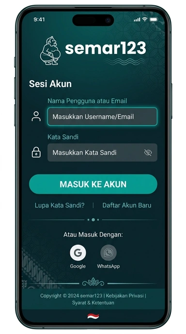 Panduan Masuk Akun semar123 di Android