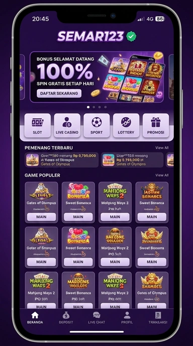 Halaman Resmi APK semar123 untuk Pengguna Android
